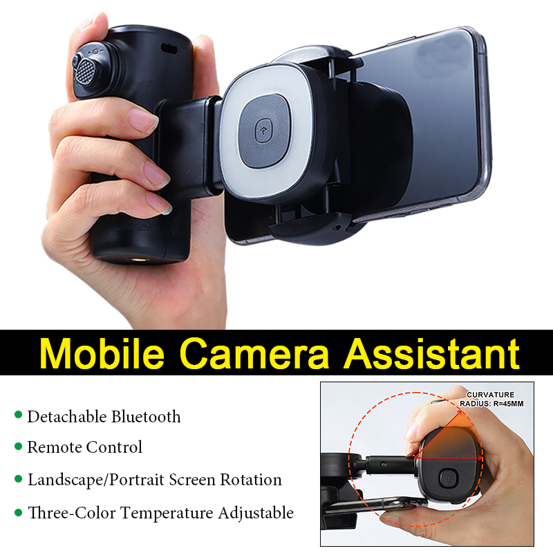 휴대폰 조명 보조기, 휴대용 핸들, 블루투스 LED 셀 - Photography Mobile Lighting 리뷰 및 가격