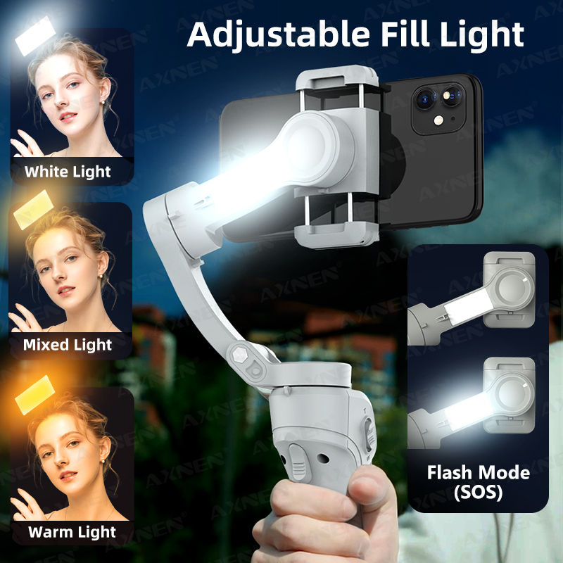 스마트폰용 휴대용 3축 짐벌 안정기, 아이폰 휴대폰용  - Photography Lighting Handheld 리뷰 및 가격