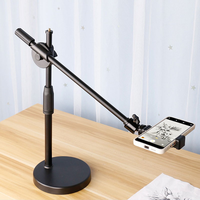 링 라이트 테이블이 있는 오버헤드 삼각대 테이블 상판  - Photography Mobile Lighting 리뷰 및 가격